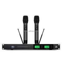 TNH PM-GT230 chœur chantant micro professionnel UHF 2 canaux système de microphone sans fil portable pour groupe de scène et culte d'église