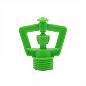 Micro-asperseurs rotatifs à 360 degrés avec filetage mâle de 1/2 pouce, en plastique vert, pour l'arrosage des jardins, des pelouses, des légumes et des fleurs - Product Image 4