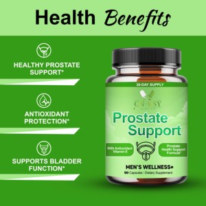Capsules de soutien de la prostate OEM ODM avec vitamine <span class=keywords><strong>E</strong></span> antioxydante, soutien des voies urinaires, soutien de la production urinaire, santé de la prostate - Product Image 5