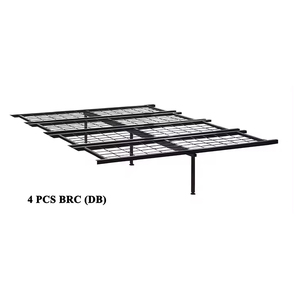 Marco de cama de plataforma tamaño Queen doble moderno OEM calidad superior antiguo madera Metal dormitorio Base acero hierro Material - Product Image 3