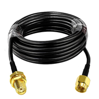 Cable Coaxial RF RG58 RG174 Flexible de 50 Ohmios de Calidad Superior, Cable de Comunicación, Cable de Extensión SMA Personalizado OEM