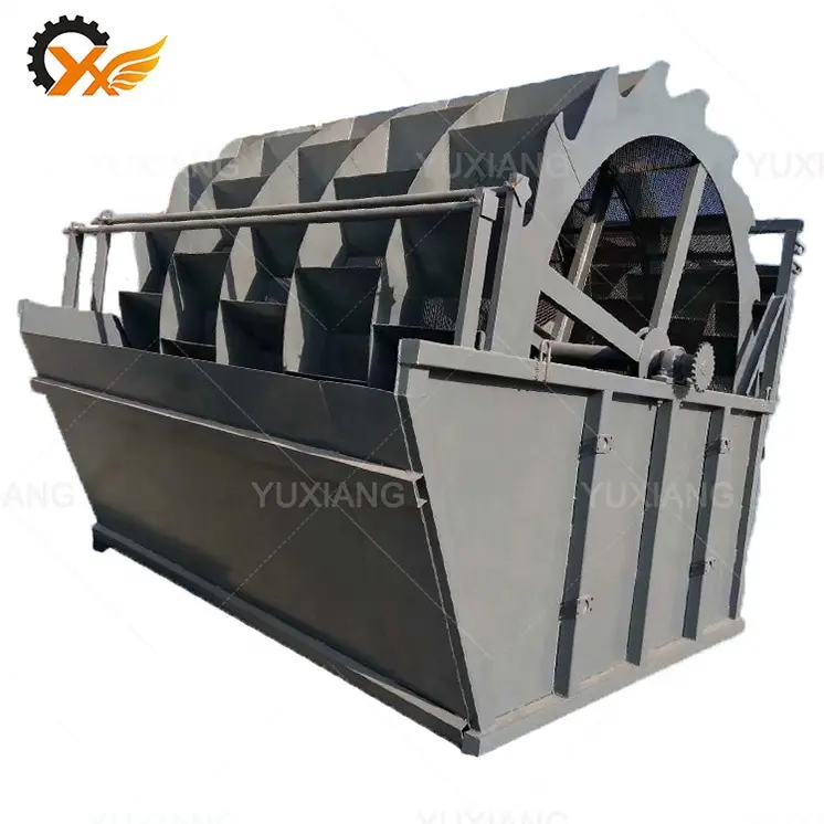 Mobile small fine quartz bucket roller wheel gravel sand washing machine sand washer for water recycling