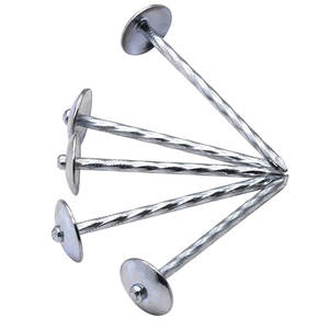 หัวร่ม9X2.5 bwg ตะปูหลังคาชุบสังกะสี clavo de calamina CON jebprecio 2 1/2 "3'' - Product Image 2