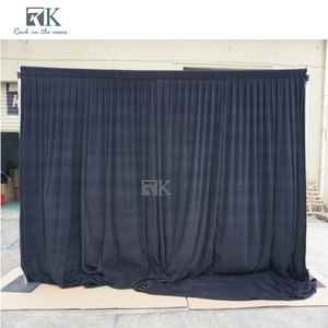 Wholesale Professional Pipe and Drape Exhibition <b>Stands</b> Adjustable Aluminum Frame Stage <b>Backdrop</b> Decoration Pipe Drape - Product Image 4