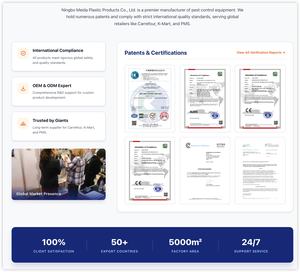 Piège <span class=keywords><strong>à</strong></span> souris électrique haute tension pour intérieur, matériau PP sûr, attrape-rongeurs domestique, station d'appât, produits de lutte antiparasitaire - Product Image 3