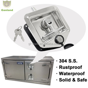 304 thép không gỉ Van khóa cửa xe tải Trailer Bộ Phận Cơ Thể hộp công cụ chốt khóa móc loại sản phẩm - Product Image 3
