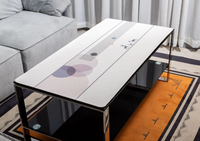 Tapis de bureau en cuir PVC PU antidérapant, imprimé sur mesure, protection de table de bureau, autres tapis de décoration intérieure