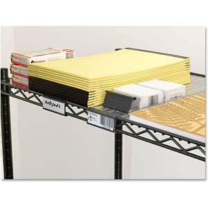 Étiquettes pour étagères métalliques Alera Alesw59St, paquet de 10, en plastique durable - Product Image 1