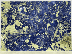 Dalle de pierre naturelle Sodalite bleue de luxe, Sodalite bleue de Bolivie pour la décoration des murs intérieurs et des comptoirs d'hôtels et de villas - Product Image 4