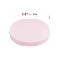 Miroir de poche pliable double face personnalisé avec logo, mini miroir cosmétique compact de voyage avec grossissement 2x