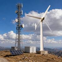 10KW Windgenerator für Kleinunternehmen, Geschäfte und Bauernhöfe, 2,5m/s Startgeschwindigkeit, 6,5m Rotor, 3 FRP-Rotorblätter, 120V 220V 380V PMSG IP54