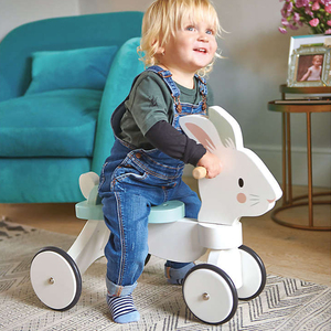 Tricycle électrique <span class=keywords><strong>en</strong></span> <span class=keywords><strong>bois</strong></span> <span class=keywords><strong>3</strong></span> <span class=keywords><strong>en</strong></span> <span class=keywords><strong>1</strong></span> pour enfants, mini lapin à roulettes, vélo d'équilibre pour le développement des tout-petits - Product Image 2