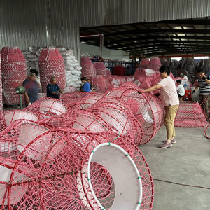 Fournisseur direct d'usine Piège à crevettes <span class=keywords><strong>haute</strong></span> résistance avec fil recouvert de plastique pour les eaux profondes - 15 kg Dispositif de pêche et de capture efficace - Product Image 2