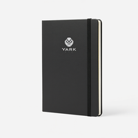 Carnet de notes personnalisé de haute qualité imprimé sur mesure, format A5, couverture rigide en carton, papier ligné pour l'art, avec estampage à chaud