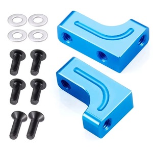 อะลูมิเนียมอัลลอยด์ ซีลิโคนยึดเซอร์โว รุ่น B ผลิตด้วยเครื่อง CNC สำหรับรถ <span class=keywords><strong>Tamiya</strong></span> <span class=keywords><strong>TT02</strong></span> ขนาด 1/10 อะไหล่รถบังคับวิทยุสำหรับเด็กผู้ชาย - Product Image 2