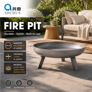 <span class=keywords><strong>Brasero</strong></span> rond personnalisé en acier au carbone/Corten pour foyer extérieur, barbecue, camping, design <span class=keywords><strong>brasero</strong></span>, résistant à la chaleur, pour bois - Product Image 2