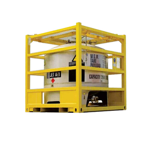 Un xách tay 316L thép không gỉ 10ft ISO Tank <span class=keywords><strong>container</strong></span> với khung giá cho lng - Product Image 5