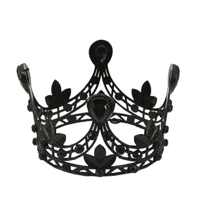 Corona <span class=keywords><strong>de</strong></span> pastel <span class=keywords><strong>de</strong></span> cumpleaños, tocado <span class=keywords><strong>de</strong></span> hoja redonda para niños, cabeza <span class=keywords><strong>de</strong></span> <span class=keywords><strong>novia</strong></span> <span class=keywords><strong>de</strong></span> aleación, decoración <span class=keywords><strong>de</strong></span> ramo festivo - Product Image 2