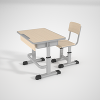 Ensembles de bureaux et de chaises de classe pour les écoles publiques mongoles
