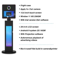 Photomaton Électrique Vertical GT à Impression Instantanée, en Métal avec Verre Trempé, Wi-Fi/Bluetooth, Contrôle par iPad/Application, Idéal pour les Fêtes