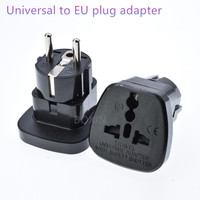 Adaptateur de prise convertisseur de voyage chinois vers russe US/EU/UK/AU vers EU prise 2 broches rondes avec protection de sécurité SS-9 de porte