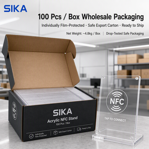 Soporte NFC SIKA para reseñas <span class=keywords><strong>de</strong></span> Google, tarjeta <span class=keywords><strong>de</strong></span> reseñas sin contacto con código QR, letrero <span class=keywords><strong>de</strong></span> reseñas sin contacto para mostrador <span class=keywords><strong>de</strong></span> <span class=keywords><strong>restaurante</strong></span>, cafetería, salón, comercio minorista - Product Image 6