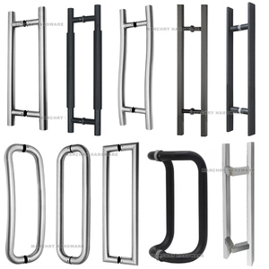 มือจับประตูสเตนเลสสตีลปลายสูงทนทานสำหรับประตูไม้ - Product Image 2