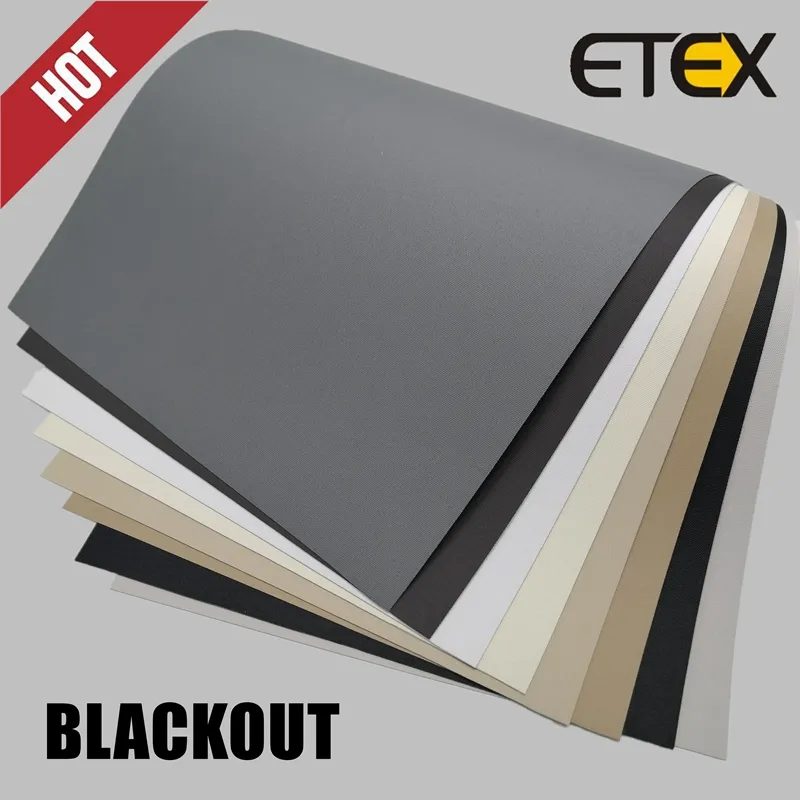 ETEX Perfect Plain Blackout Roller Blind Tissu Window Blind Tissu Roller Blind Tissu