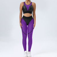 Ensemble de leggings push-up pour femme, taille haute, respirant, élastique, extensible dans quatre directions, vêtements de sport et de yoga