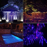 Projecteur laser d'effets spéciaux de Noël en plein air, projecteur laser d'étoiles de lucioles, lumières de jardin, projecteur laser programmable, lumières de Noël