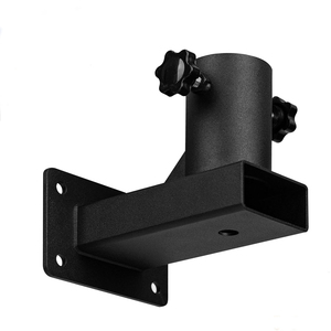 Poteau de montage d'antenne extérieur noir JH-Mech, poteau en métal court avec revêtement en poudre, montage d'antenne pour <span class=keywords><strong>Internet</strong></span> <span class=keywords><strong>Starlink</strong></span> - Product Image 1