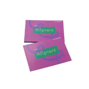 Individuelle Rosa 150x100mm 350g/m² Werbe-Visitenkarten für Unternehmen, Hochzeitseinladungen, Erntedankfest-Rabatte, Luxuriöse Geschäftskarten - Product Image 1