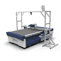 YOUHAO Máquina de Corte CNC de Formato Grande con Cuchilla Oscilante Visual CCD, Plotter Digital con Servomotor Yaskawa para Impresión
