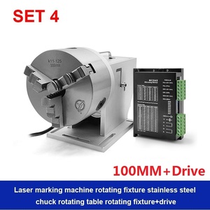 Axe rotatif professionnel à traversée de trou, 3 griffes avec fonction de décélération, pour machine de marquage et de gravure laser à fibre - Product Image 6