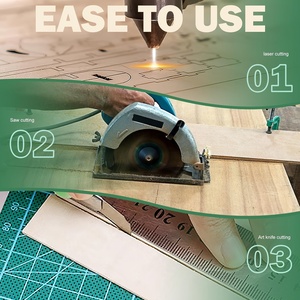 <span class=keywords><strong>Fogli</strong></span> di <span class=keywords><strong>Legno</strong></span> di Betulla Compensato di Betulla Spessore <span class=keywords><strong>1</strong></span>/8 Pollici 3 <span class=keywords><strong>mm</strong></span> Tavole di <span class=keywords><strong>Legno</strong></span> Non Finite per Progetti Fai-da-Te e Artigianato - Product Image 4