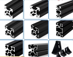 Profilo in Alluminio Anodizzato 40x40 4080 8080 40120 6063-T5 con Scanalatura a T per Telaio Industriale CNC - Product Image 4