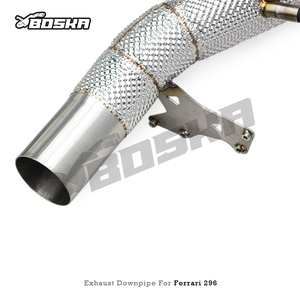 Tubo de Escape Personalizado para Motor Turbo, en Stock, para Ferrari 296 GTB V6 3.0 2021-2024, con Protector Térmico de Acero Inoxidable - Product Image 6