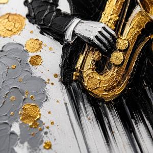 Meilleures ventes Décoration intérieure : Affiches et tableaux sur toile Pop Art de portraits de personnalités célèbres, Art mural avec dorure à la feuille d'or - Product Image 2