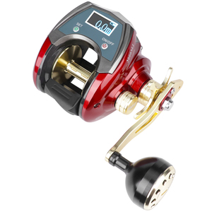 Nouveau moulinet de pêche OEM avec frein magnétique, puissance de freinage de 20 kg, affichage lumineux froid, pour <span class=keywords><strong>la</strong></span> pêche au gros gibier et <span class=keywords><strong>la</strong></span> pêche électrique en haute mer - Product Image 1