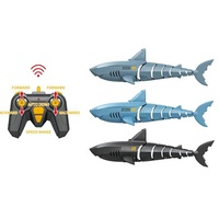 2.4G Funkferngesteuerter Hai, Elektrisches RC-Spielzeug für Kinder, Hochsimuliertes Fischboot für Schwimmbad & Badezimmer – Bestes Geschenk