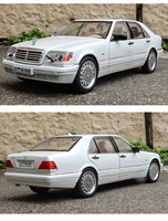 DREA W140 320sel Modèle de voiture miniature de collection en métal moulé sous pression 1:24