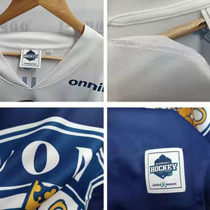 เสื้อฮอกกี้น้ำแข็งคาลิการ์ คุณภาพสูง ราคาส่ง ขายดีที่สุด ทีมอเมริกันทุกทีม NHLing แบบเย็บใหม่ พิมพ์ลาย ชุดกีฬา - Product Image 6
