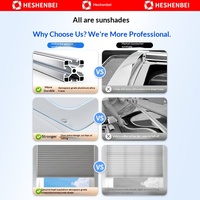 Pare-soleil Tesla Model Y pour toit ouvrant, modification du toit, levage magnétique télescopique, protection solaire en aluminium, isolation thermique