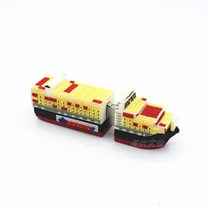 Pendrive <span class=keywords><strong>USB</strong></span> de PVC de estilo agradable, superventas, forma de barco de carga, memoria <span class=keywords><strong>USB</strong></span> de 4GB, disco <span class=keywords><strong>USB</strong></span> con forma de recipiente de carga - Product Image 3