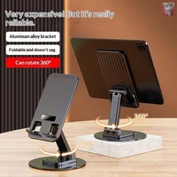 Nouveau support de téléphone rotatif en métal ABS, support de tablette de bureau pour diffusion en direct, support multifonctionnel pliable pour cours en ligne, Chine