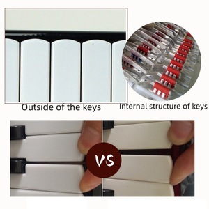 <span class=keywords><strong>Accordéon</strong></span> en celluloïd 22 touches 8 basses avec sangles réglables Sac de transport Instrument de musique pour enfants débutants Cadeaux musicaux pour enfants - Product Image 5