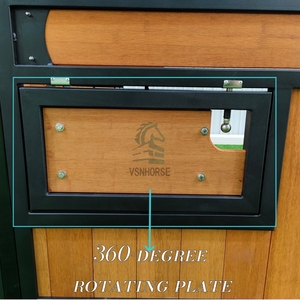 Écuries préfabriquées résistantes aux intempéries, modulaires, portables, panneaux de box galvanisés, box extérieurs <span class=keywords><strong>en</strong></span> bambou <span class=keywords><strong>pour</strong></span> usage équestre - Product Image 3
