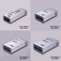 HXF-400GB-12 Alimentation LED étanche IP62 400W AC DC 12V 33A à sortie unique avec protection contre les surcharges