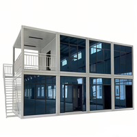 Maison préfabriquée moderne blanche portable et pliable à bas prix, petite maison prête à être expédiée depuis la Chine