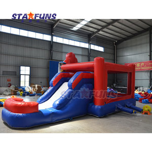 Nhà phao liên hoàn thương mại hình Người Nhện bằng PVC, có cầu trượt nước - Product Image 6